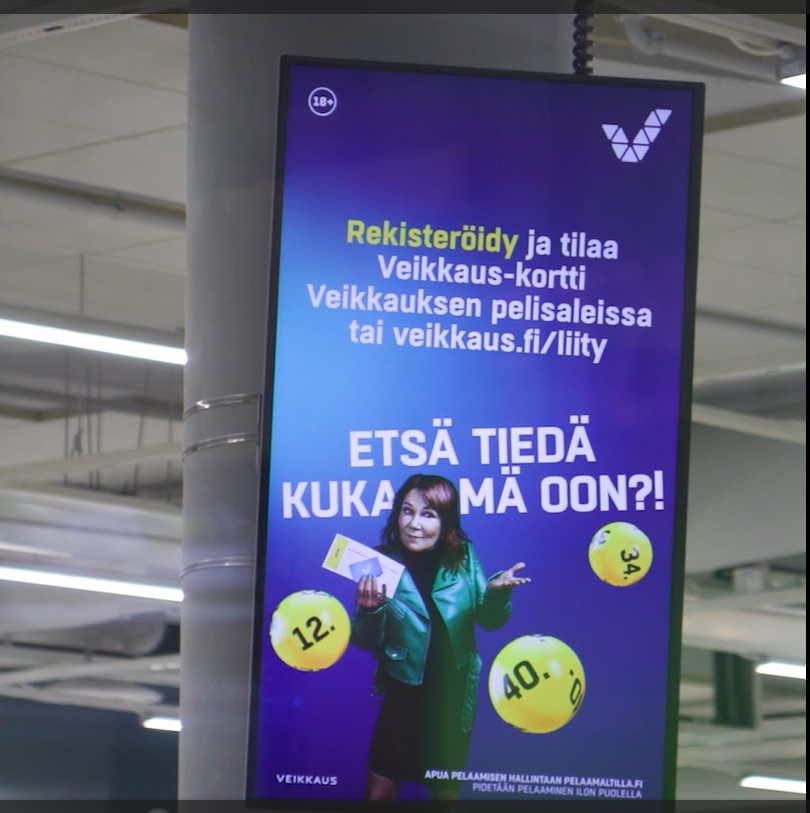 ZetaDisplay-Veikkaus-pystynäyttö